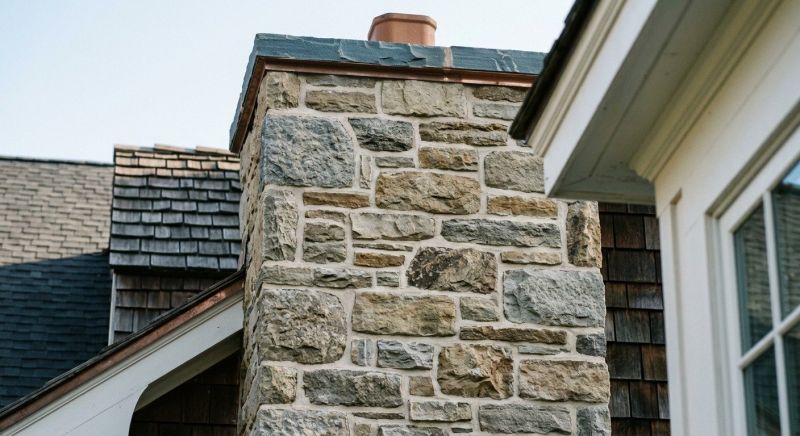 Stone Chimney Installation