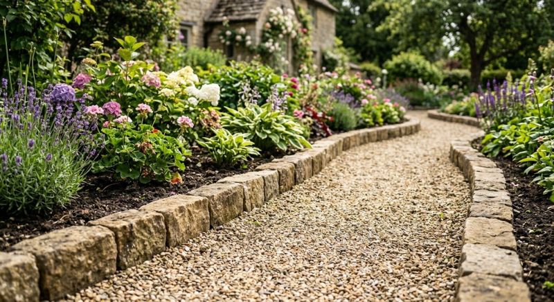 Stone Edging Installation