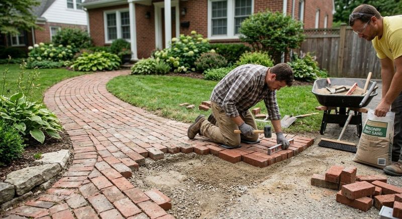 Brick Flatwork Repair in Tolland, CT