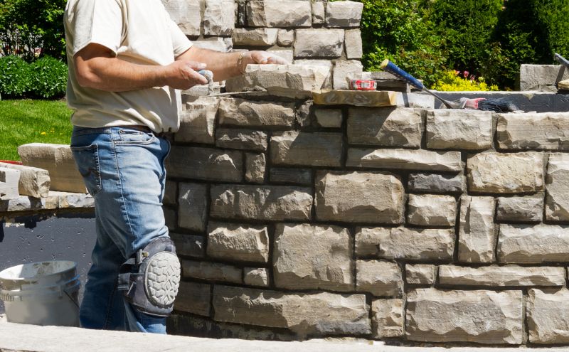 Our team working on Masonry Service projects in West Hartford, CT