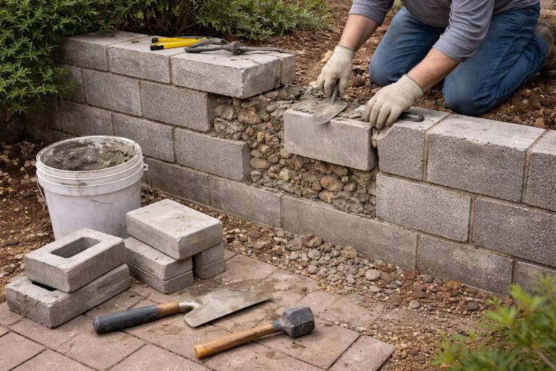 Block Wall Repair in Avon, CT