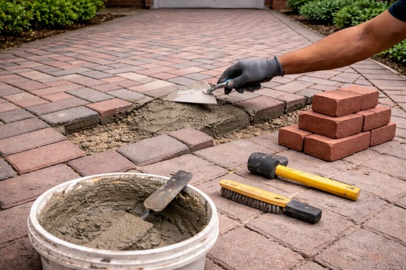 Brick Flatwork Repair in Middletown, CT