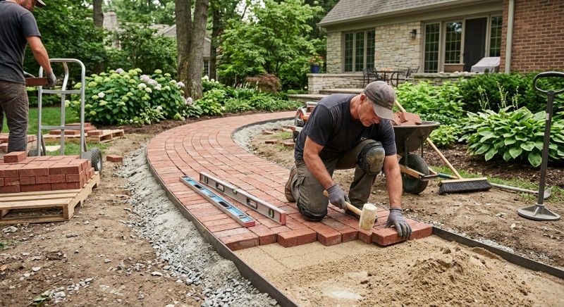 Brick Hardscape Installation in Bristol, CT