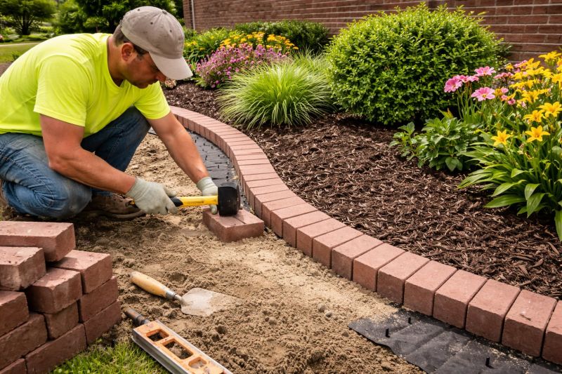 Brick Hardscape Installation in East Hampton, CT