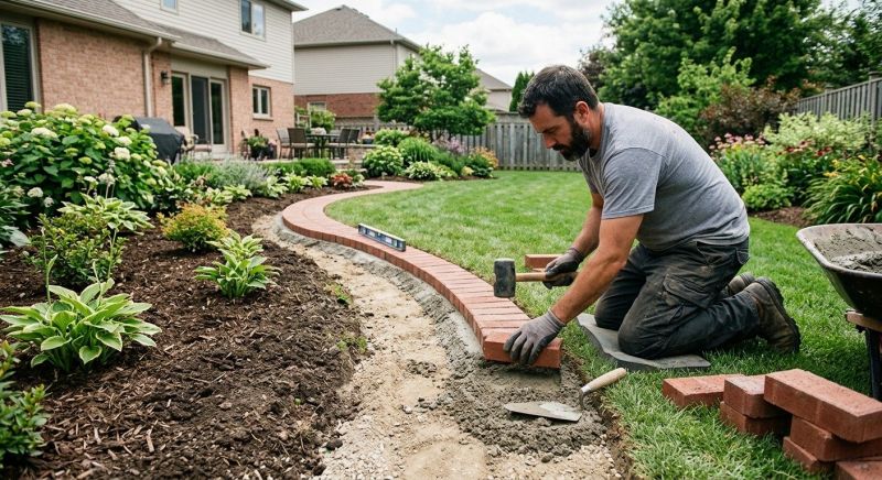 Brick Hardscaping Installation in East Hartford, CT