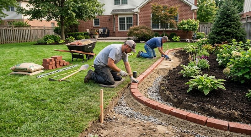 Brick Hardscaping Installation in South Windsor, CT