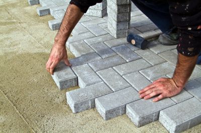 Brick Paving Installation in Farmington, CT