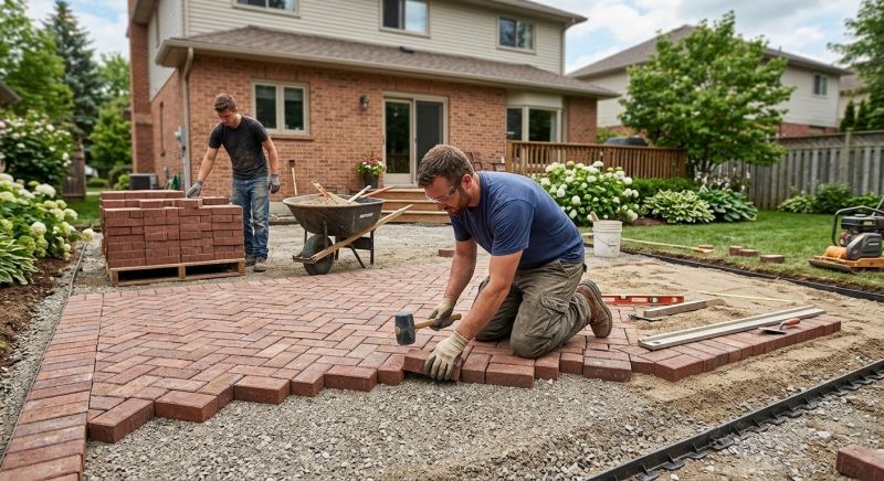 Brick Paving Installation in Harwinton, CT