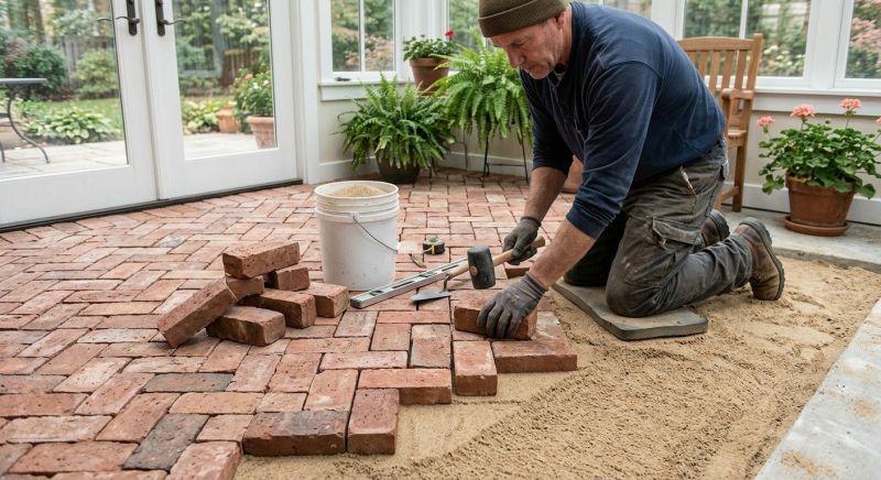 Brick Paving Installation in Suffield, CT