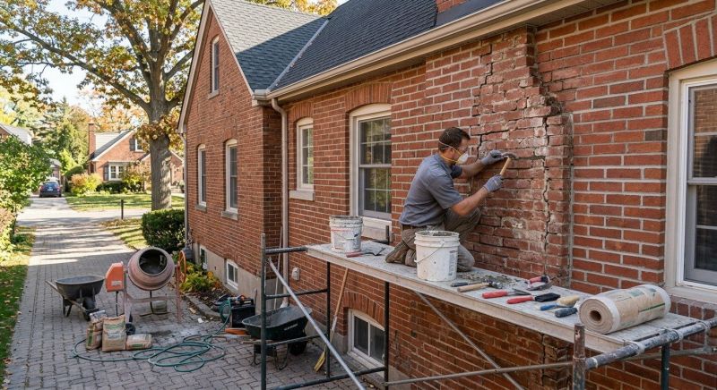 Brick Restoration in Suffield, CT