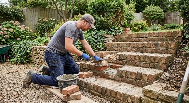 Brick Stairs Repair in Tolland, CT