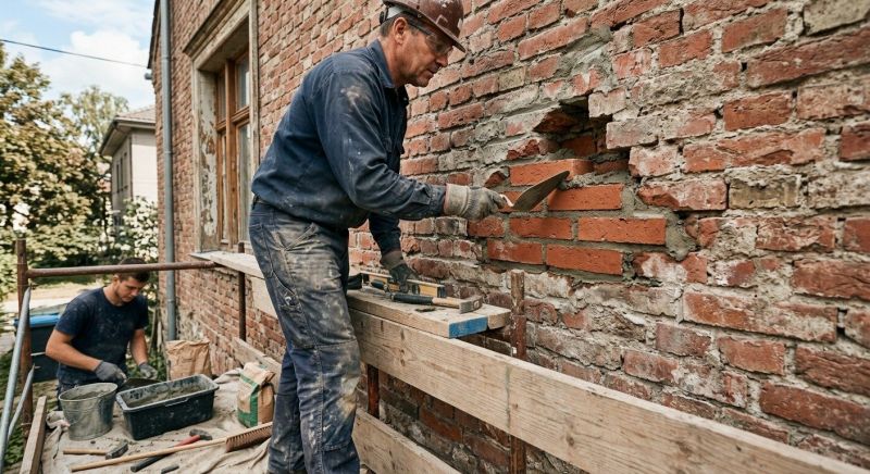 Brick Wall Repair in Suffield, CT