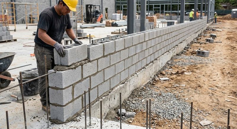 Cinder Blocks Installation in Manchester, CT