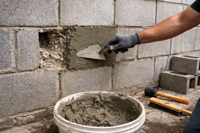 Concrete Block Repair in East Hartland, CT