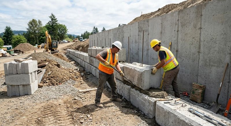 Concrete Blocks Installation in Middlebury, CT