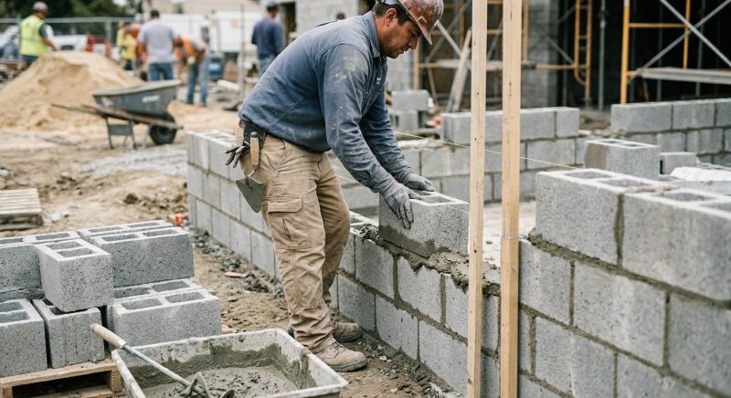 Concrete Blocks Installation in Middlebury, CT