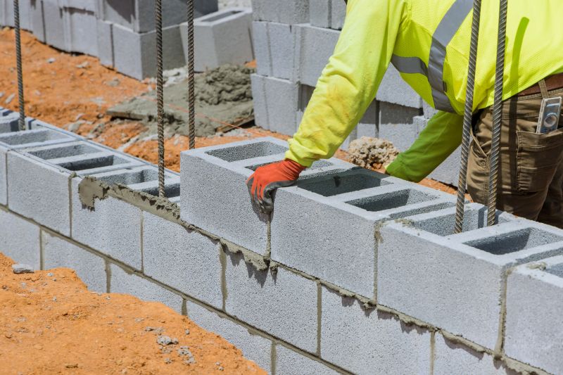 Concrete Blocks Installation in Simsbury, CT