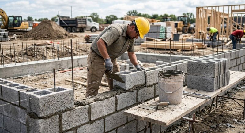 Concrete Blocks Installation in Winsted, CT