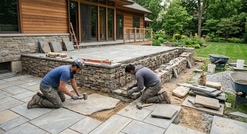 Masonry Steps Installation in West Hartford, CT