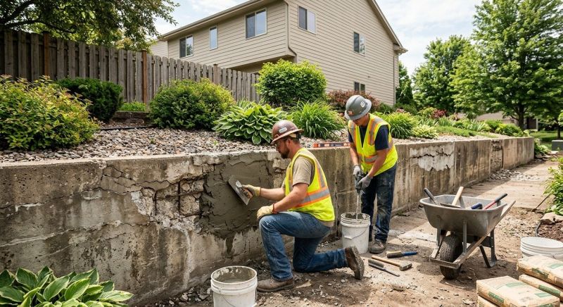 Retaining Wall Repair in Bolton, CT