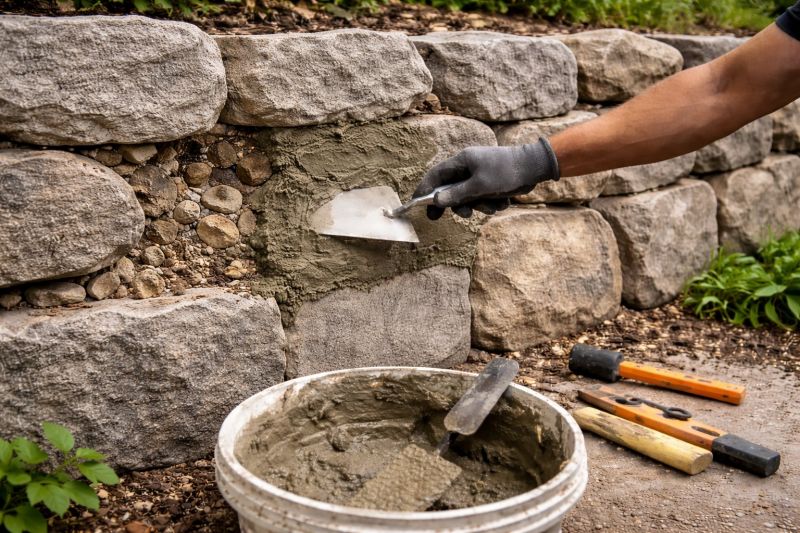Retaining Wall Repair in Hebron, CT