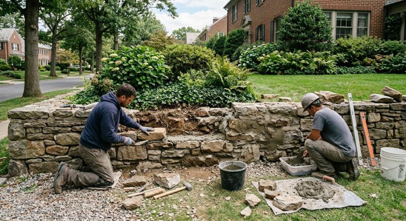 Retaining Wall Repair in Terryville, CT