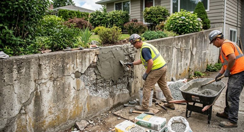 Retaining Wall Repair in Thomaston, CT