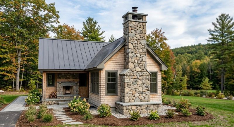 Stone Chimney Installation in Berlin, CT