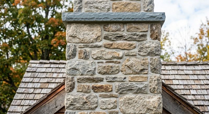 Stone Chimney Installation in Plymouth, CT