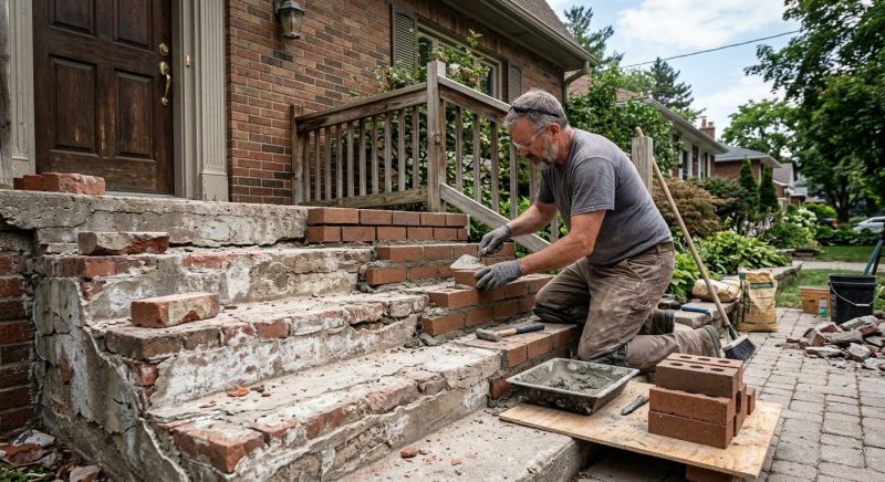 Stonework Repair in South Glastonbury, CT